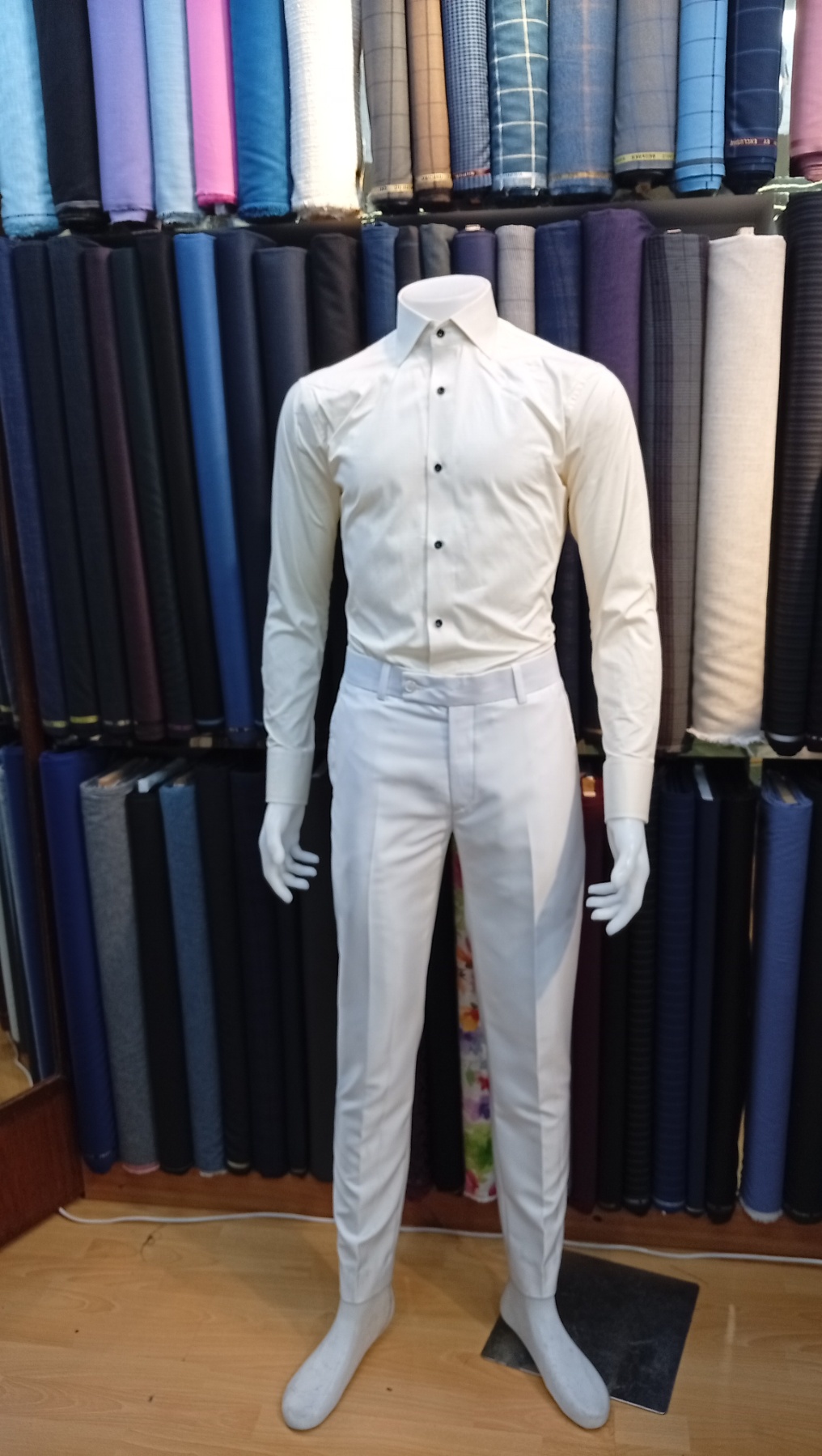 Modern tuxedo with peak lapels